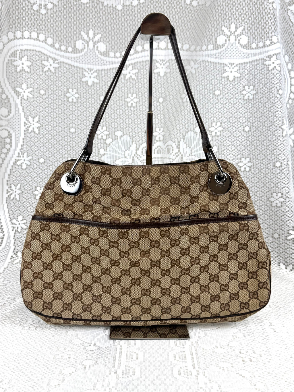Vintage 00s Gucci Monogram Tote Bag