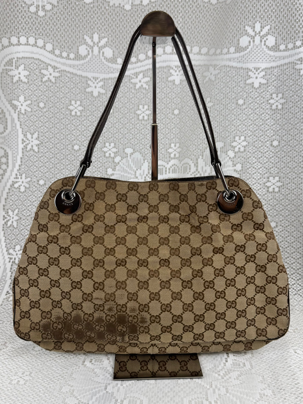 Vintage 00s Gucci Monogram Tote Bag