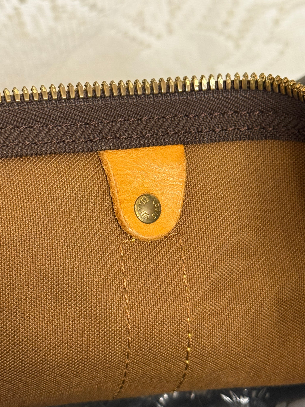 Vintage Louis Vuitton Monogram Keepall 55 Duffle Bag