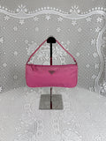 Vintage 90s Prada Pink Nylon Shoulder Bag