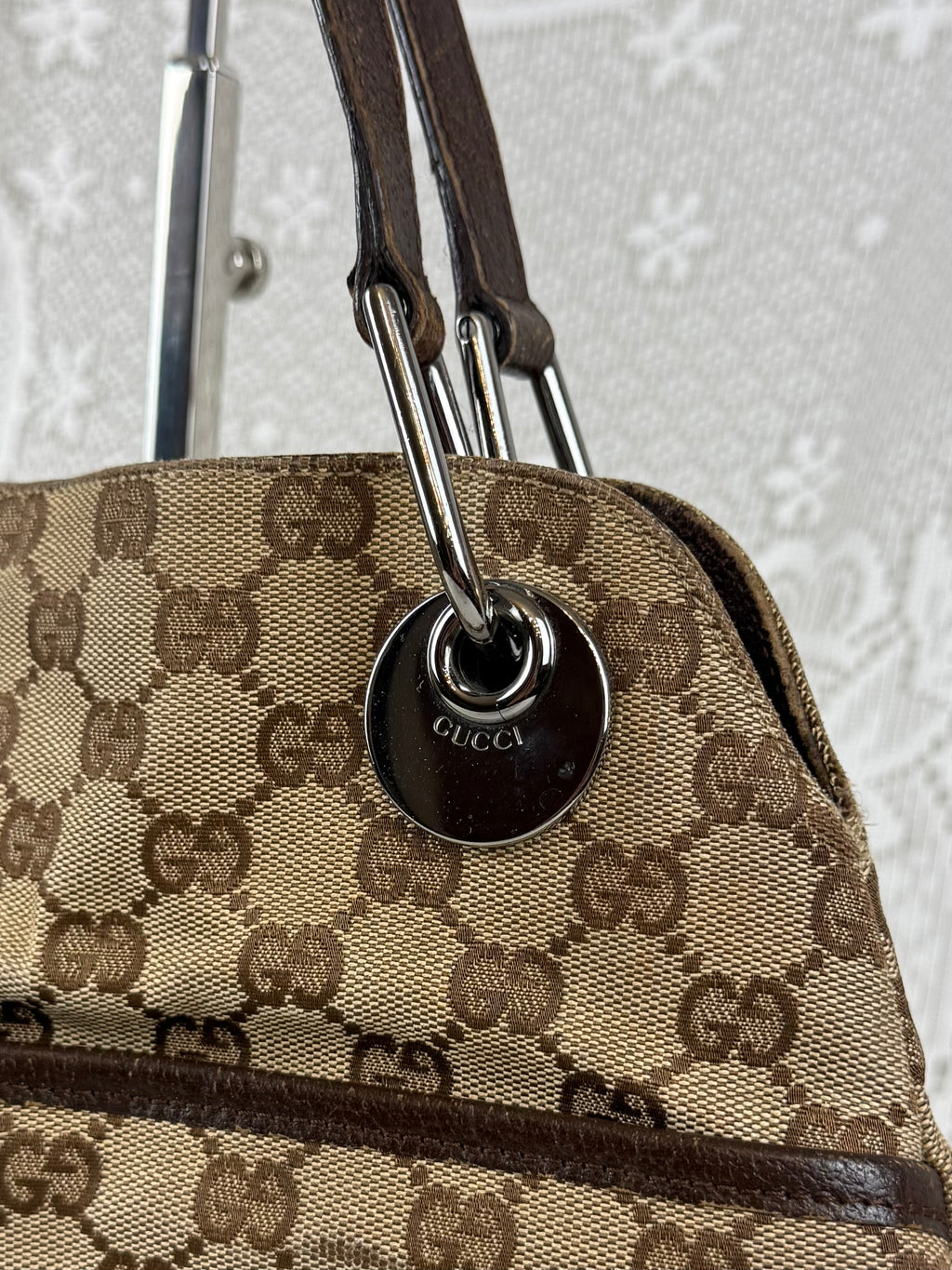 Vintage 00s Gucci Monogram Tote Bag