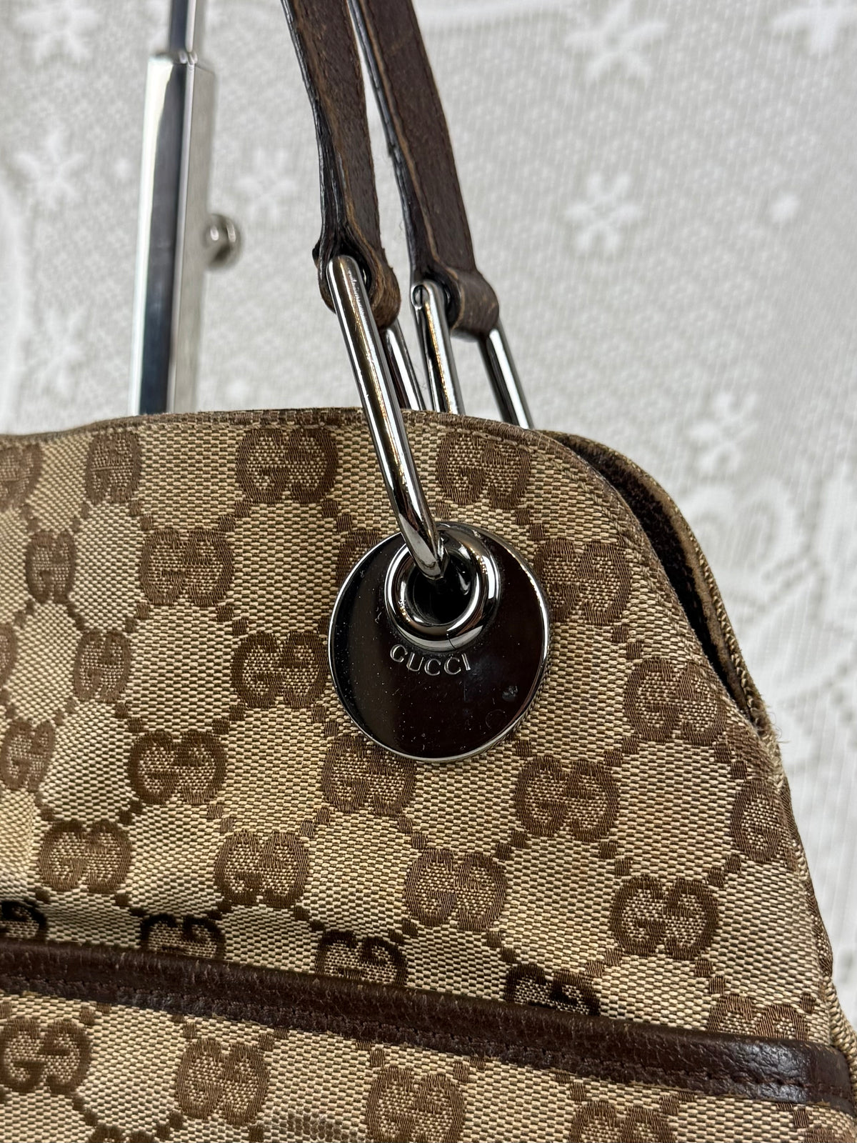 Vintage 00s Gucci Monogram Tote Bag