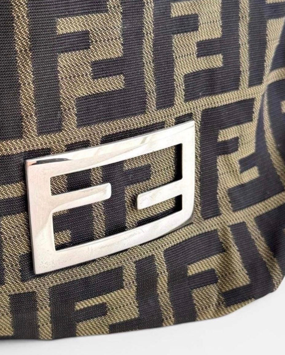 Vintage 90s FENDI Zucca Tote Bag Large