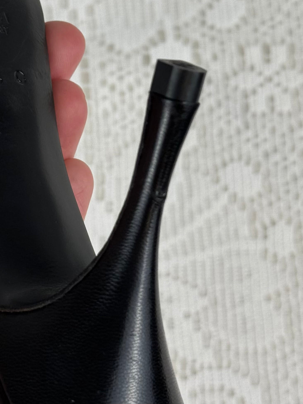 Vintage 00s Gucci Black Monogram Heels - Size 5