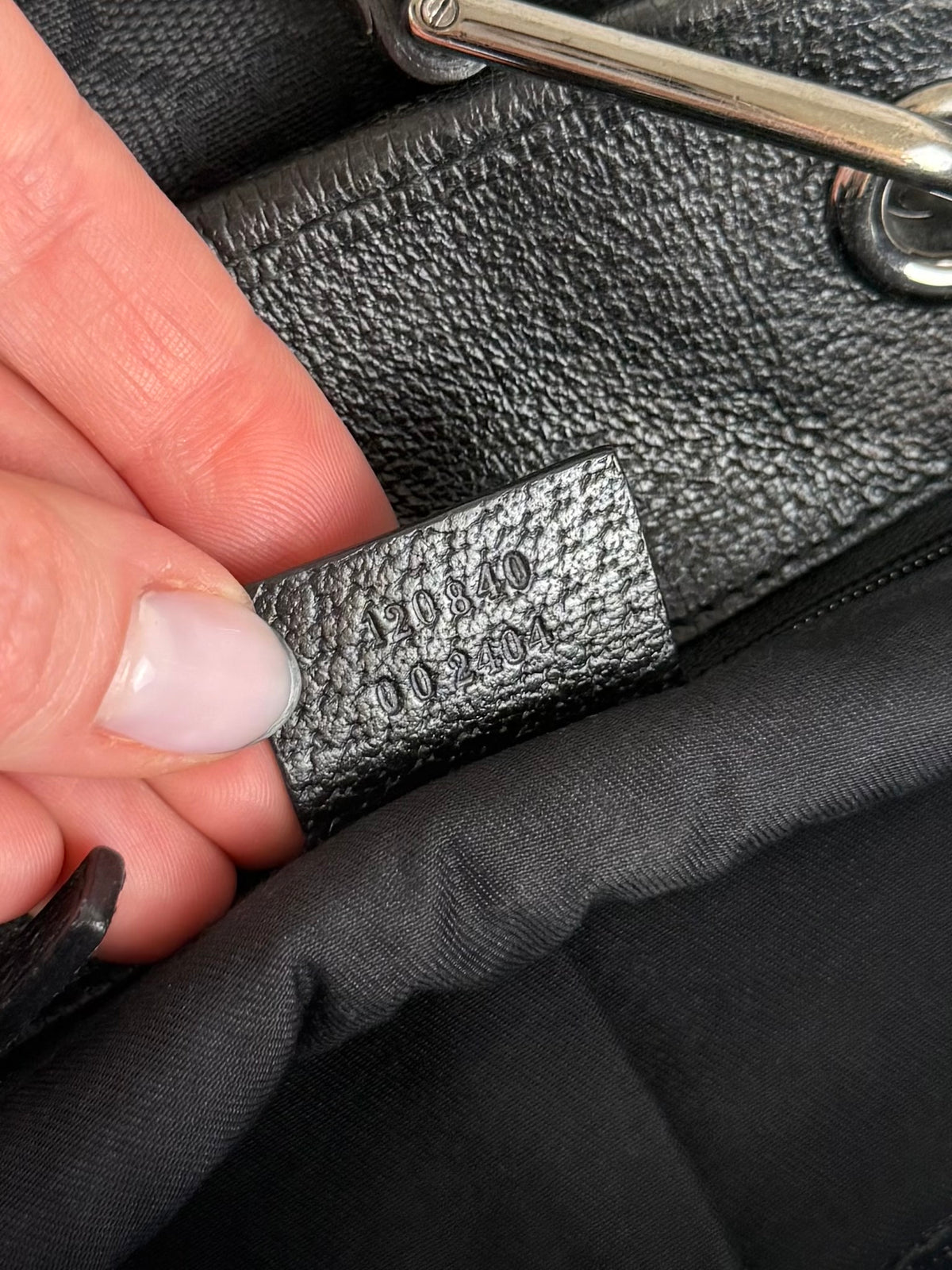 Vintage 00s Gucci GG Monogram Tote Bag Black