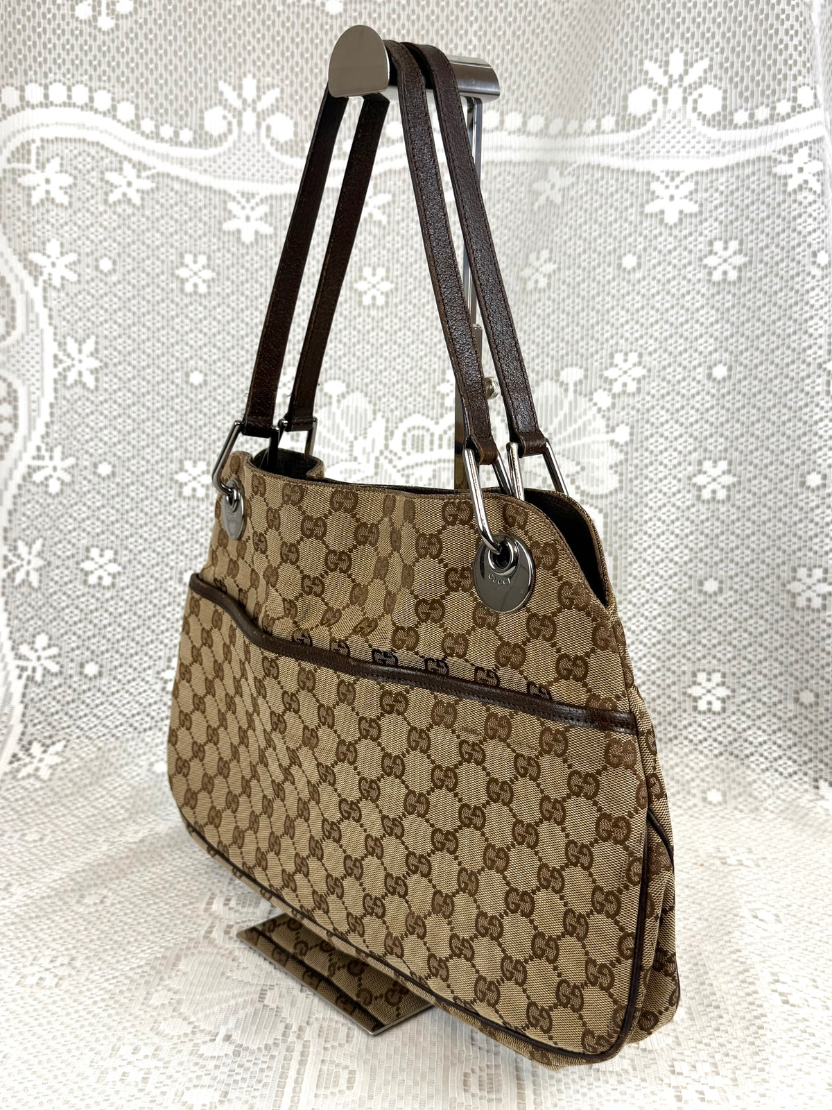 Vintage 00s Gucci Monogram Tote Bag