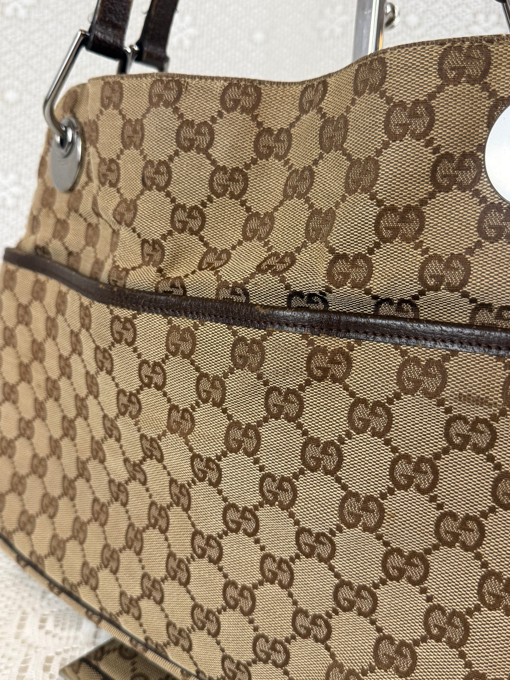 Vintage 00s Gucci Monogram Tote Bag