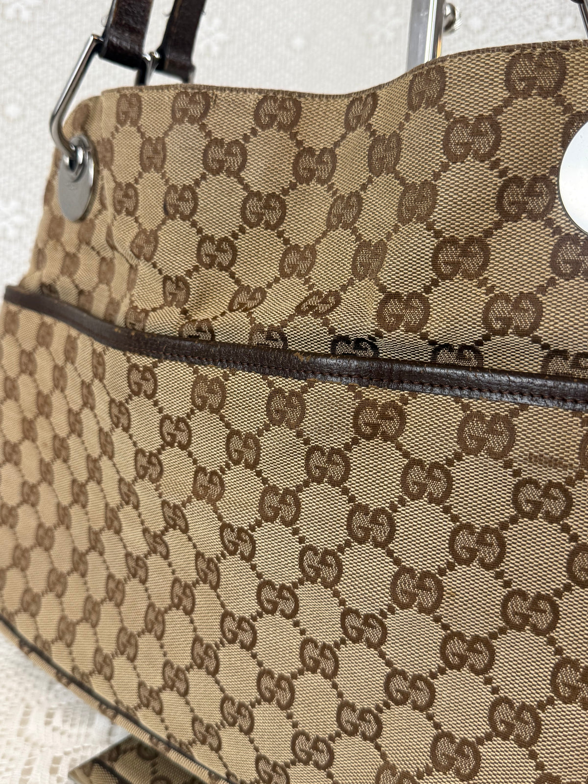 Vintage 00s Gucci Monogram Tote Bag