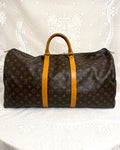 Vintage Louis Vuitton Monogram Keepall 55 Duffle Bag